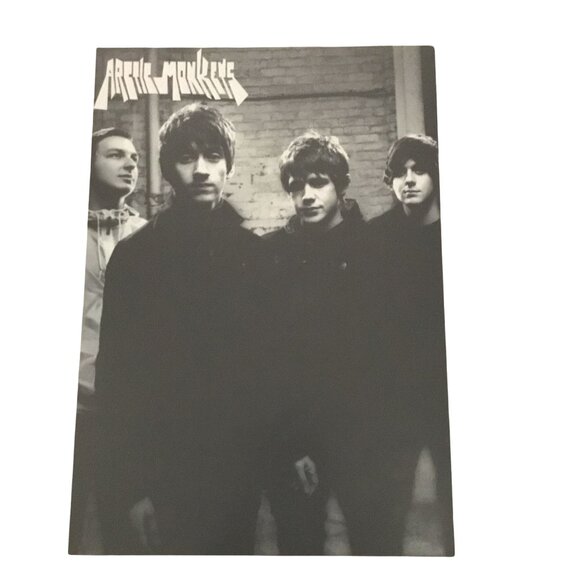 Unbranded Other - ARCTIC MONKEYS Band Poster Black White Photo 34x24 Vintage Style Indie Rock